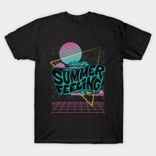 Summer Vaporwave Vintage Art T-Shirt